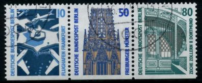 BERLIN Zusammendruck Nr W86 gestempelt 3ER STR X74B5EE
