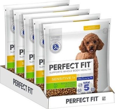 Perfect FIT™ Hund Beutel Sensitive Adult 1+ mit Truthahn 5 x 1,4kg - Hundefutter