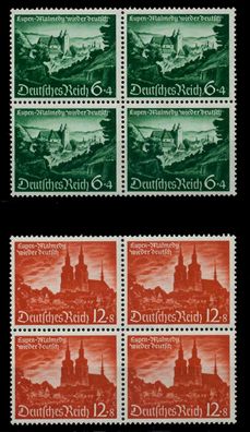 3. REICH 1940 Nr 748-749 postfrisch Viererblock X77D6AE