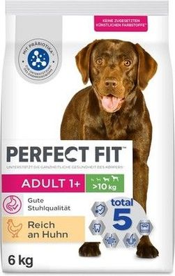 Perfect Fit Adult 1+ Trockenfutter für mittelgroße und große Hunde (>10 kg), 6kg