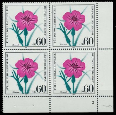 BRD 1980 Nr 1061 postfrisch Viererblock Formnummer 2 X7EC996
