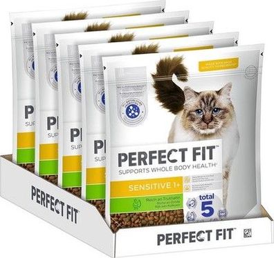 Perfect FIT™ Katze Beutel Sensitive 1+ mit Truthahn (5 x 1,4kg) Katzenfutter