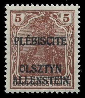Allenstein Nr II postfrisch gepr. X410FE2