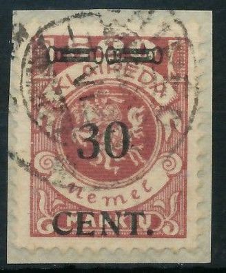 MEMEL 1923 Nr 175III gestempelt gepr. X41E8B6