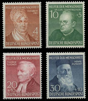 BRD BUND 1952 Nr 156-159 postfrisch X5B920A