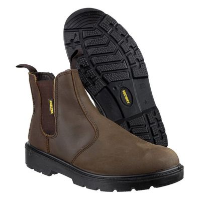 Amblers Safety Sicherheitsstiefel Fs128 Hardwearing Pull ON Dealer Boot P Src SB