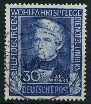 BRD BUND 1949 Nr 120 zentrisch gestempelt X64256A