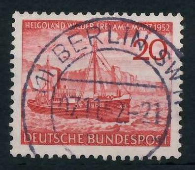 BRD BUND 1952 Nr 152 zentrisch gestempelt X64259A