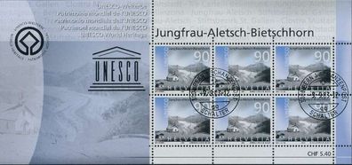 Schweiz BLOCK Kleinbogen 2000-2009 Nr 1846KB-18 X64C322