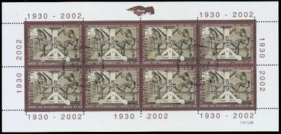 Schweiz BLOCK Kleinbogen 2000-2009 Nr 1807 ESST X64C452