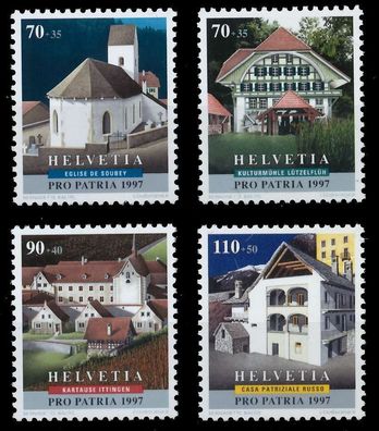 Schweiz PRO PATRIA Nr 1611-1614 postfrisch X6576C6