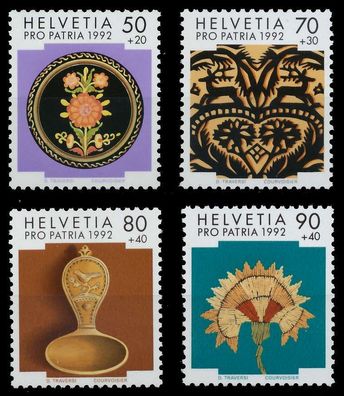 Schweiz PRO PATRIA Nr 1470-1473 postfrisch X6576DE