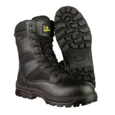 Amblers Safety Sicherheitsstiefel Combat HI-Leg Waterproof Metal Free Boot WR Src