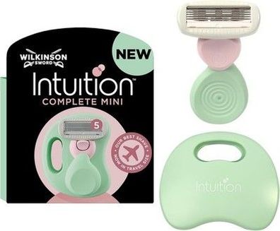 Wilkinson SWORD Intuition Complete Mini-Damenrasierer + Reiseetui, Skin Protect