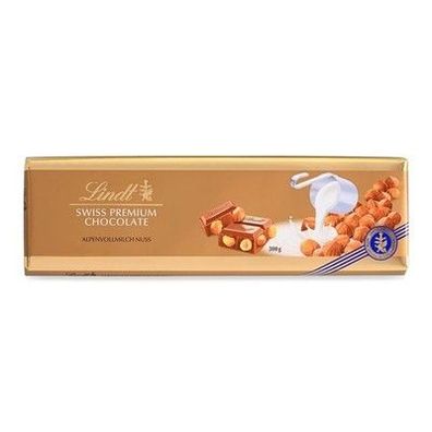 Lindt Schokolade | Vollmilch-Nuss Tafel | 300g | feinste Vollmilch-Schokolade