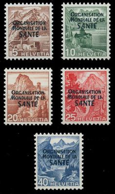 Schweiz ÄMTER OMS Nr 1-5 postfrisch X6578DE