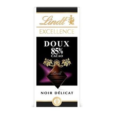 Lindt Excellence 85 % Kakao Milde Edelbitter-Schokolade | 100 g Tafel | 1er Pack