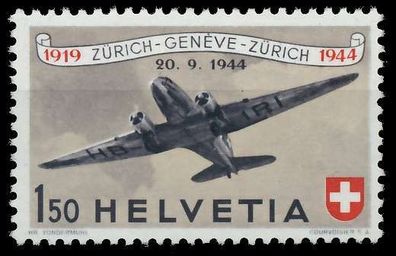 Schweiz Flugmarken Nr 438 ungebraucht X657A3E
