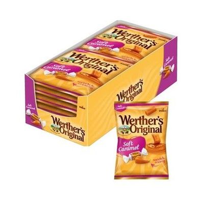 Werther's Original Soft Caramel – 12 x 180g – Sahnetoffees mit Karamellgeschmack