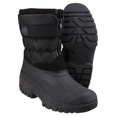Cotswold Gummistiefel Chase Touch Fastening And Zip UP Winter Boot Non Safety 22832