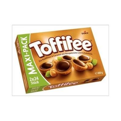 Toffifee – 400g Maxi-Pack – Haselnuss in Karamell mit Nougatcreme & Schokolade
