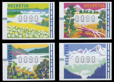 Schweiz Automatenmarken 1996 Nr 7-10 postfrisch X668A56