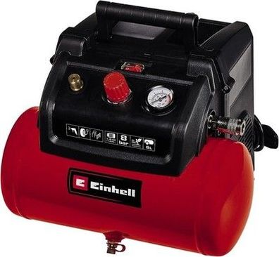Einhell Kompressor TC-AC 190/6/8 (1,2 kW, max. 8 bar, 190 L/min Ansaugleistung)