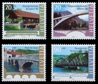 Schweiz PRO PATRIA Nr 1832-1835 postfrisch S297D3E
