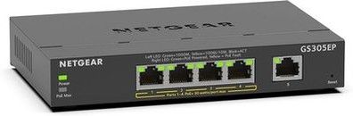 Netgear GS305EP PoE Switch 4 Port Gigabit Ethernet LAN Switch PoE+ 63W Plus