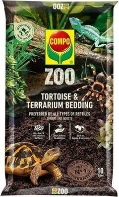 COMPO Zoo Schildkröten- & Terrariensubstrat für Insekten und Reptilien, 10 Liter
