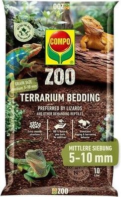 COMPO Zoo Terrarien-Substrat für anspruchsvolle Reptilien, 5-10 mm - 10 Liter