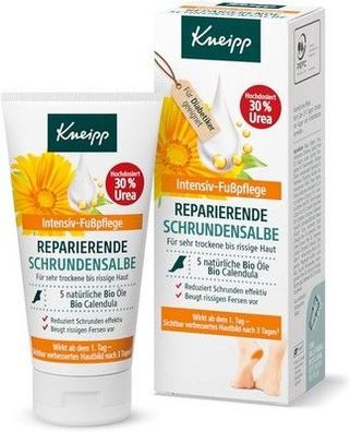 Kneipp Reparierende Schrundensalbe mit 30% Urea - Intensiv-Fußpflege - 50ml