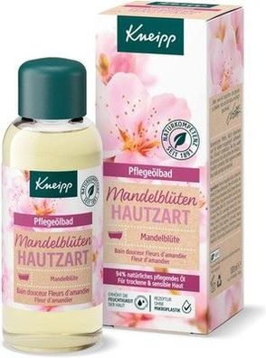Kneipp Pflegeölbad Mandelblüten Hautzart Ölbad mit 94% Mandelöl - 100ml Flasche
