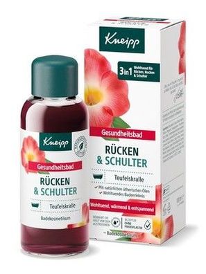 Kneipp Gesundheitsbad Rücken & Schulter - mit Extrakt der Teufelskralle - 100ml