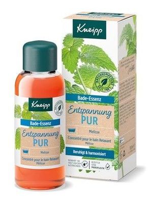 Kneipp Bade-Essenz Entspannung Pur Badeöl mit natürlichem ätherischen Öl - 100ml