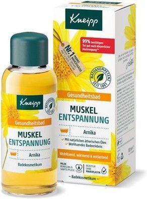 Kneipp Gesundheitsbad Muskel Entspannung Badeöl Arnika & ätherischen Ölen, 100ml