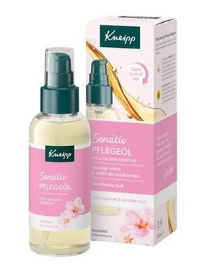 Kneipp Pflegeöl Sensitiv Hautöl für trockene & sensible Haut - Körperöl - 100ml