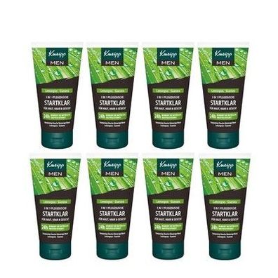 Kneipp MEN 3 in 1 Pflegedusche Startklar Reisegröße Duschgel Multipack 8 x 50ml