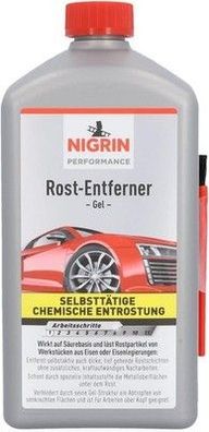 NIGRIN Rost-Entferner Gel, entfernt dicke Rostschichten, schonende, 1 Liter