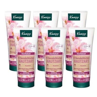 Kneipp Duschbalsam Mandelblüten Hautzart - Duschcreme im Multipack 6 x 200ml