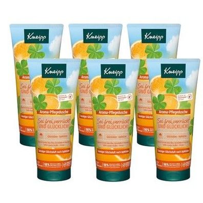 Kneipp Aroma-Pflegedusche Sei Frei, verrückt und glücklich – Multipack 6 x 200ml