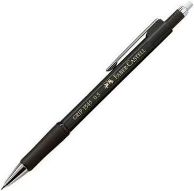 Faber-Castell 134599 - Druckbleistift GRIP 1345 black, Härtegrad B, 0.5 mm