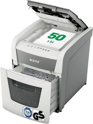Leitz IQ Autofeed Small Office Aktenvernichter, 50 Blatt Papierstapel schreddern
