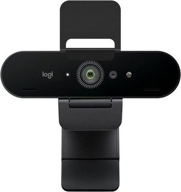 Logitech Brio 4K Webcam, Videogespräche, Mikrofon mit Geräuschunterdrückung, HD