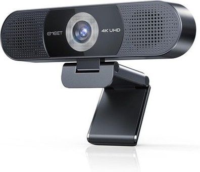 EMEET C980 PRO 3-in-1 4K Webcam 4 Mikrofonen, 2 Lautsprecher, 60°-98° Weitwinkel