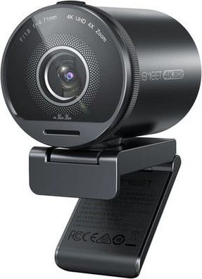 EMEET Webcam 4K S800, Ultra 4K Webcam mit 2 Mikrofonen mit Rauschunterdrückung