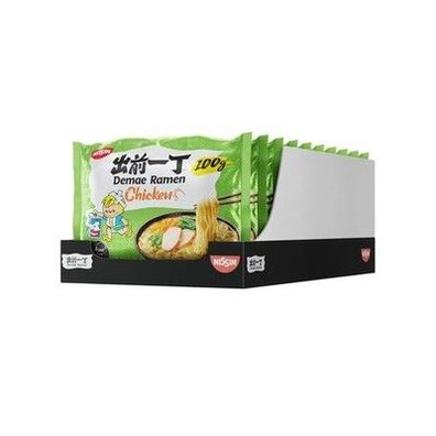 Nissin Demae Ramen Chicken, 10er Pack, Instant-Nudeln japanischer Art (10x 100g)