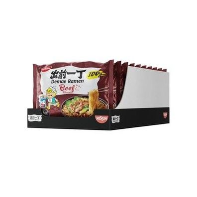 Nissin Demae Ramen – Rind 10er Pack, Instant-Nudeln japanischer Art (10 x 100 g)