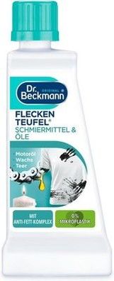 Dr. Beckmann Fleckenteufel Schmiermittel & Öle | Spezialfleckentferner - 50 ml