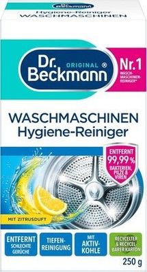 Dr. Beckmann Waschmaschinen Hygiene-Reiniger, Maschinenreiniger, Aktivkohle 250g